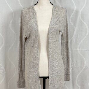 American Eagle Outfitters Open Front Cardigan Sweater Women’s Size M Tan Beige